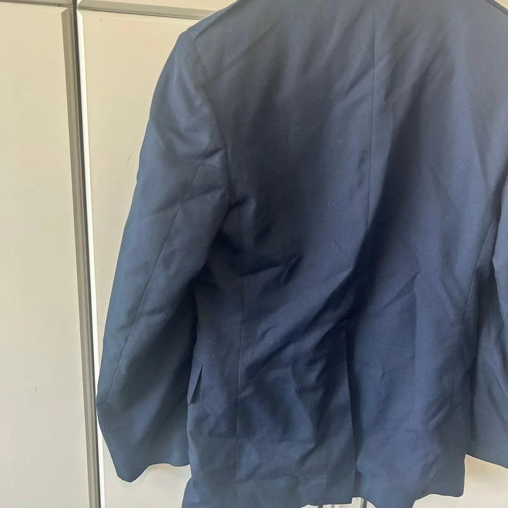 American Craftsman Patriot Weintraub Bros Military Blazer Navy Blue Uniform Coat